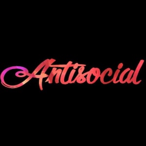 Buy 1 get 1 free - Antisocial Jdm decal sticker- window decal- sticker - windshield banner- bumper sticker- window graphics