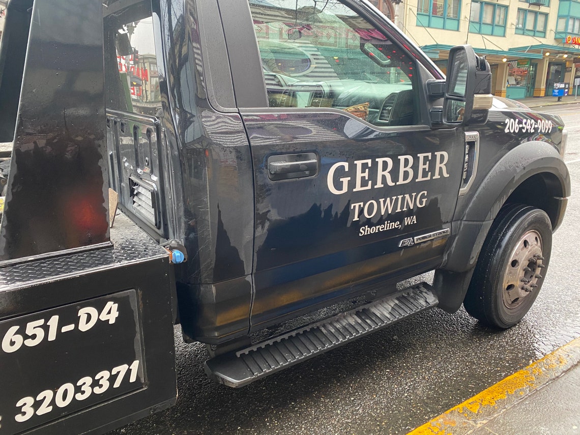 Custom US DOT Trucking Decal Stickers tow truck trucking 18 Etsy