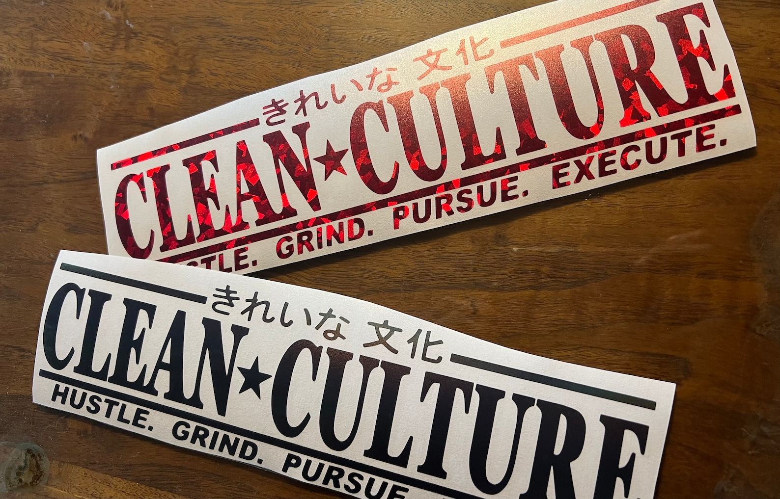 Clean Culture Jdm Car Decal- Winshild Banner - Window Sticker ...