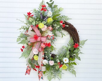 Welcome Wreath Reads \u201c Welcome \u201c with Dragonflies Flowers and Watering Bucket Perfect for Spring Time Hanging Door Wreath Welcome Wreath Reads \u201c Welcome \u201c with Dragonflies Flowers and Watering Bucket Perfect for Spring Time Hanging Door Wreath