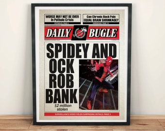 Sam Raimi Spider-Man Movie Poster Print: Daily Bugle News