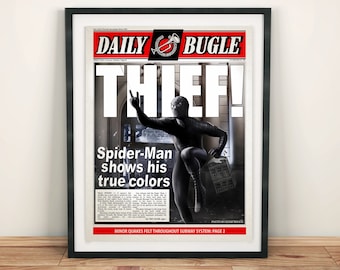 Sam Raimi Spider-Man Movie Poster: Daily Bugle Thief Print
