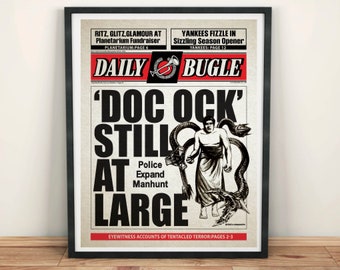 Sam Raimi Spider-Man Movie Poster Print: Daily Bugle 'Doc Ock'