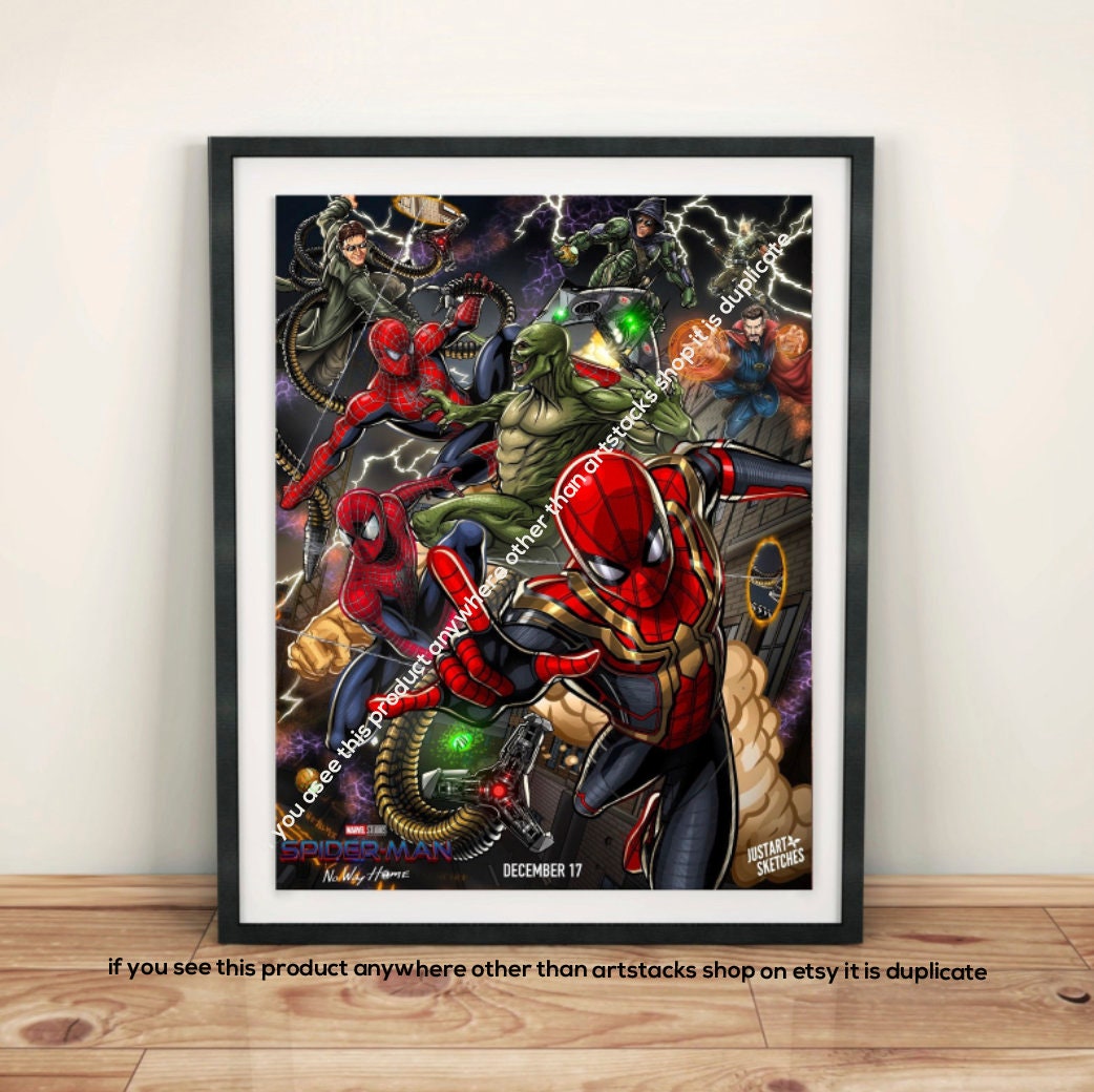 Spider-Man 2 Game Poster, an art print by Cizgi Neon - INPRNT