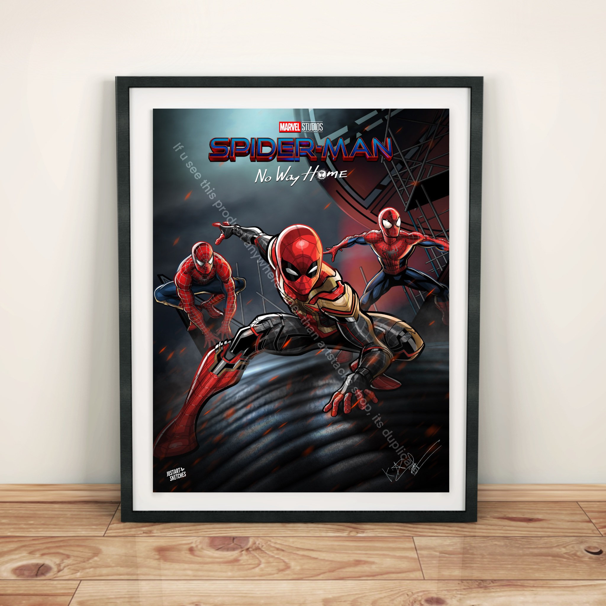 Spider-Man No Way Home Poster: Multiverse Superhero Print - Etsy 日本