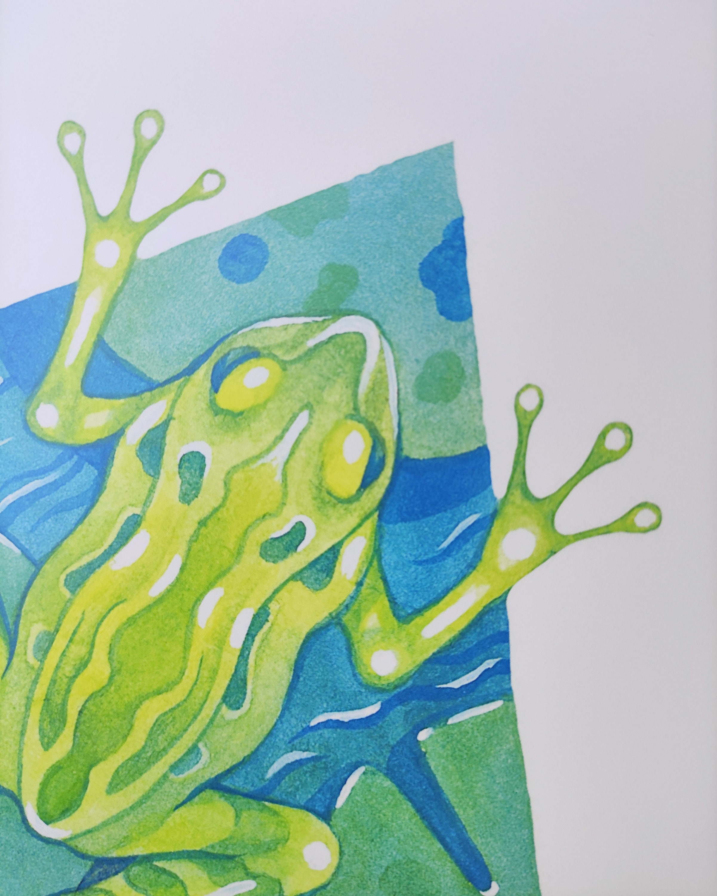 Watercolor animal illustration. Art print. Watercolor poster. | Etsy