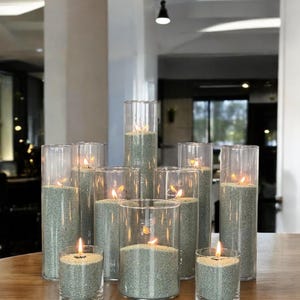Candle Sand Wax EMERALD Pearled Kerzensand event decoration/ 26.45-41.8lbs/12kg-18 kg