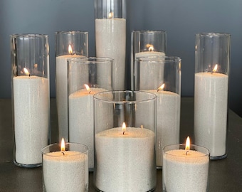 Candle Sand SILVER Pearled /2.2lbs-19.84lbs/1kg-9 kg