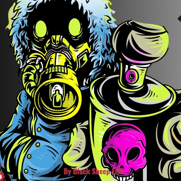 Spray Paint Stencil - Etsy