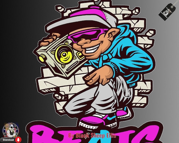 Street Music Poster Graffiti Png Printable Urban Hip Hop Etsy