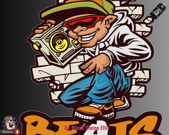 Street Music Poster Graffiti Png Printable Urban Hip Hop Etsy 日本