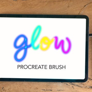 Glow Brush | For Procreate on iPad | INSTANT DIGITAL DOWNLOAD