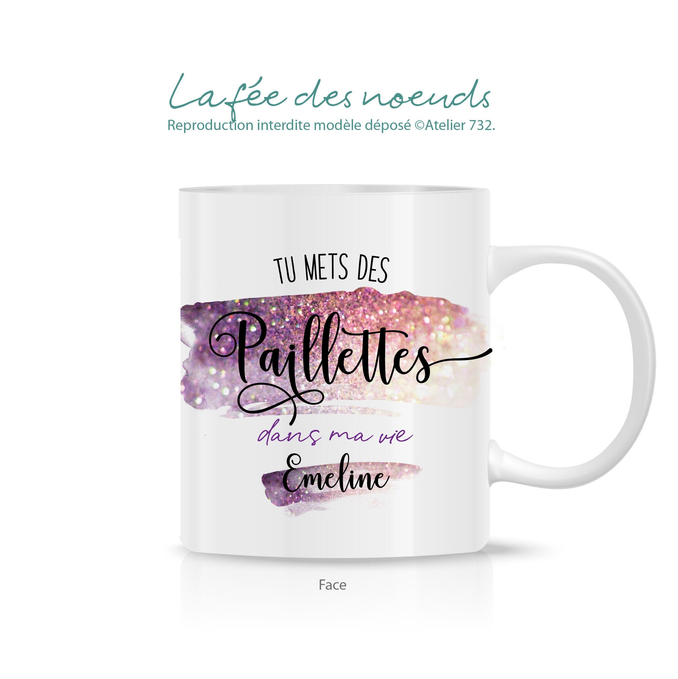 Mug Tu Mets Des Paillettes Dans Ma Vie