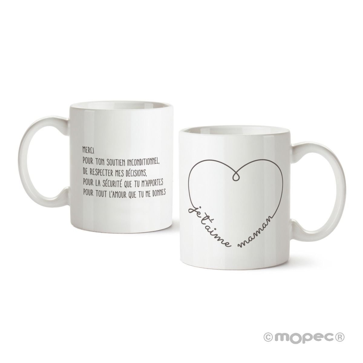 Bonne Fête Maman Coeur Mug