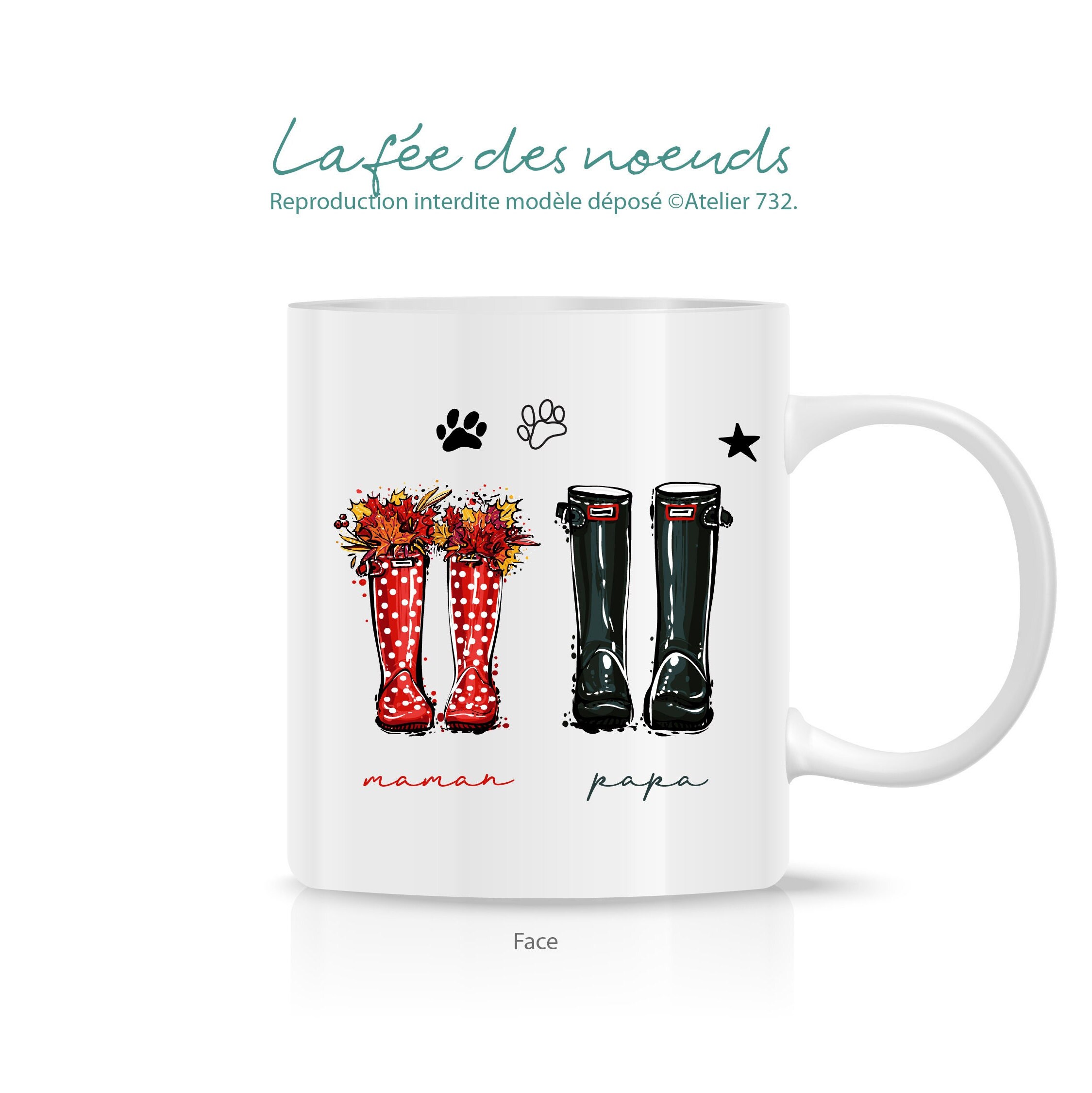 Mug Famille Bottes