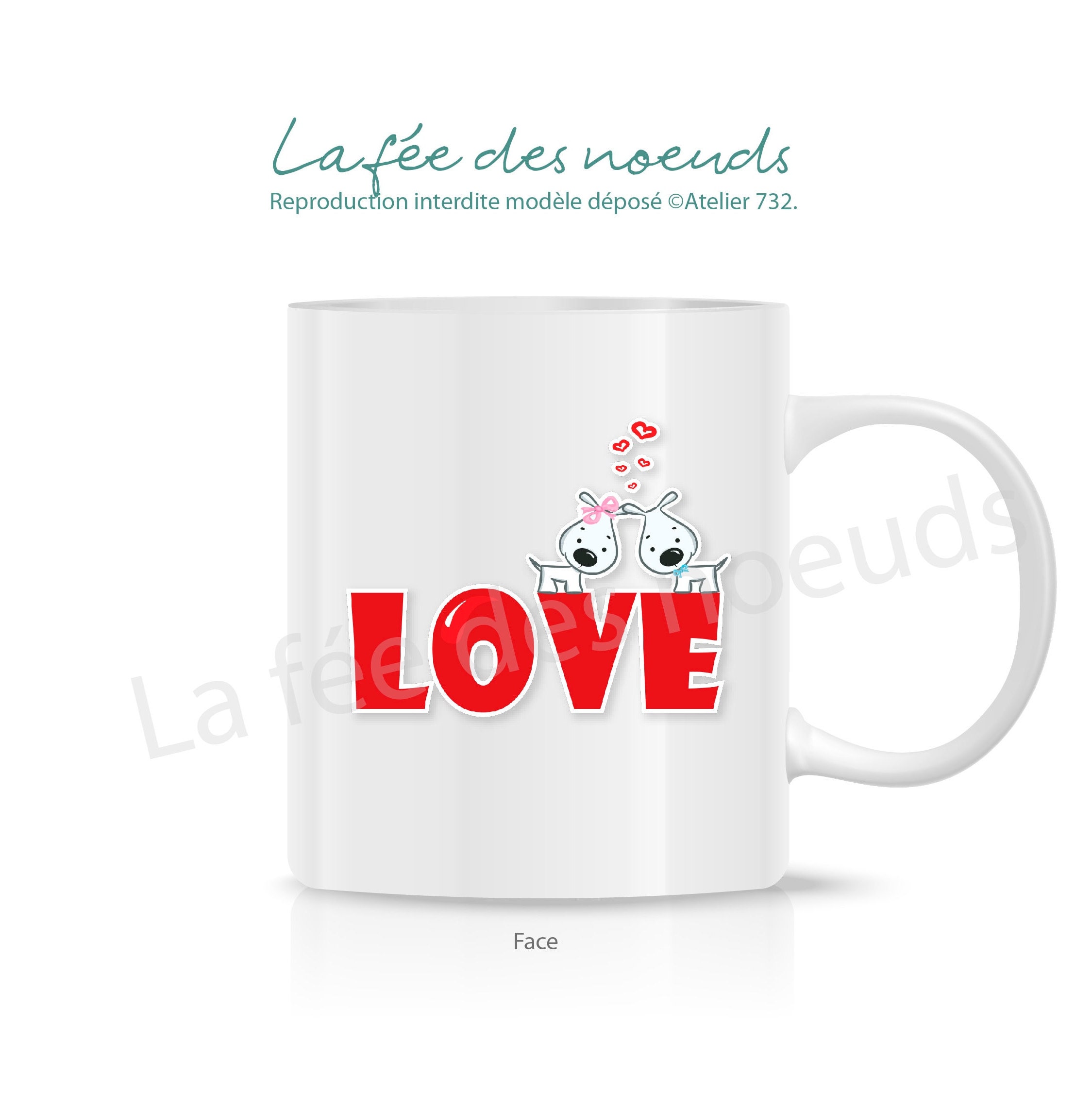 Mug Love Saint Valentin Amour Snoopies