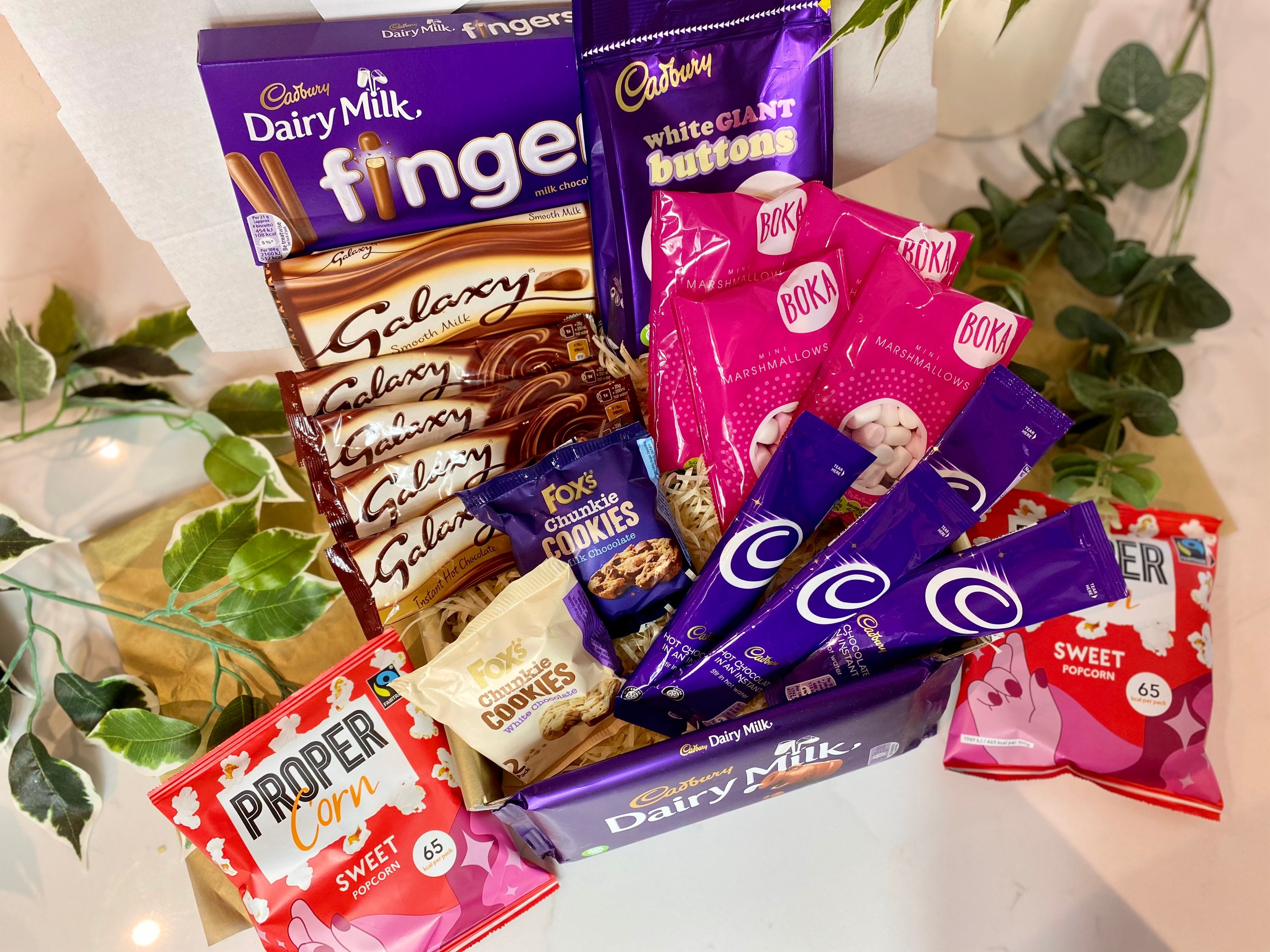 Hot Chocolate Biscuits & Chocolate Hamper with Personalised Etsy