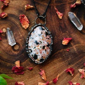 Chain with ocean jasper