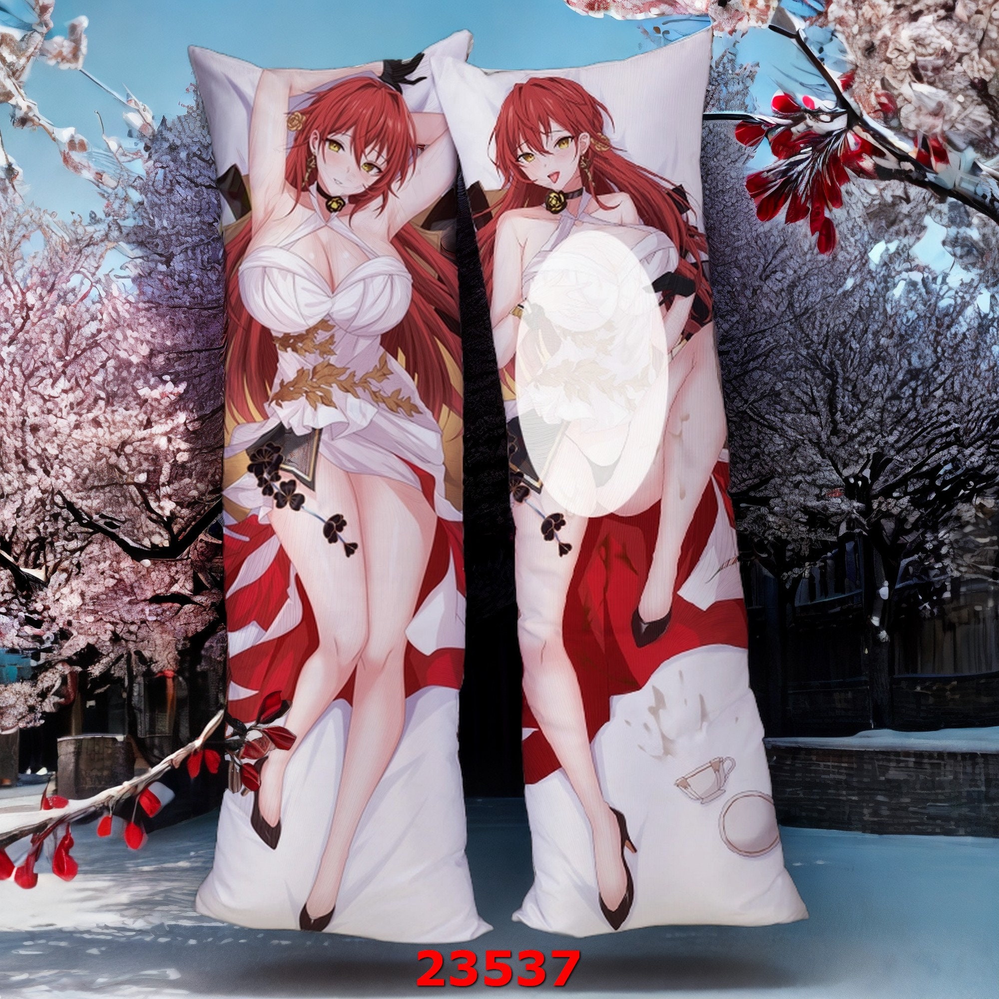 Saiko Yonashi Tokyo Ghoul Dakimakura Anime Body Pillow Case 18039-1  Female Animal ears –