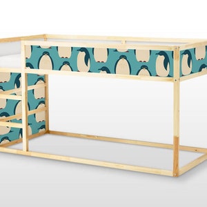 IKEA KURA BETT Möbelsticker Pinguin, Kinderzimmer Aufkleber, Möbelsticker, Kinderzimmer Dekor, Kinderdekor, K#9