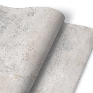 Gray Cement Concrete Furniture Veneer, Self Adhesive, Waterproof Sticker, Furniture Sticker, Self Adhesive Foil, Furniture Decals