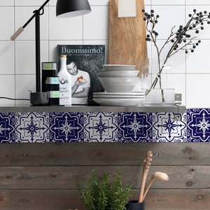 Mexican, Tile Decals, Tile Stickers, Mexican Traditional Tiles, Tiles for Kitchen, Kitchen Backsplash - PACK OF 24 T#8
