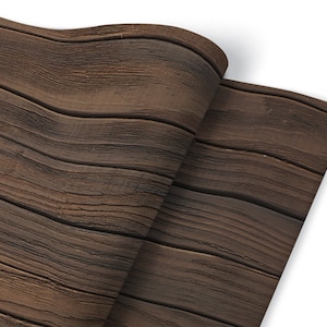Retro Boards Furniture Veneer, Self Adhesive, Waterproof Sticker, Furniture Sticker, Self Adhesive Foil, Furniture Decals