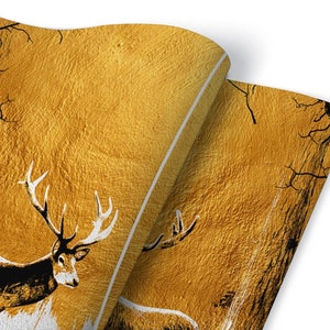 Three Deer Furniture Veneer, Self Adhesive, Waterproof Sticker, Furniture Sticker, Self Adhesive Foil, Furniture Decals