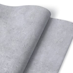 Hellgrau Beton Möbelfurnier, Selbstklebende, Wasserdichte Möbel Aufkleber, Möbel Aufkleber, Selbstklebende Möbelfolie, Möbel Abziehbilder