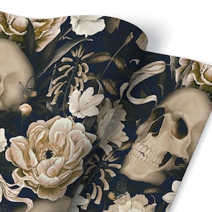 Retro Skulls Möbelfurnier, Selbstklebende, Wasserdichte Aufkleber, Möbel Aufkleber, Selbstklebende Folie, Möbel Abziehbilder