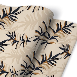 Vinatge Leaves Furniture Veneer, Self Adhesive, Waterproof Sticker, Furniture Sticker, Self Adhesive Foil, Furniture Decals