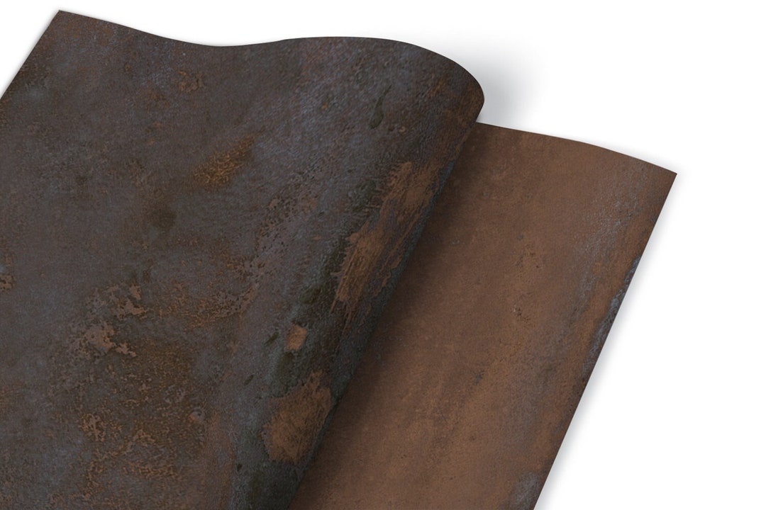 Rust Metal Style Loft Furniture Veneer, Self Adhesive, Waterproof ...