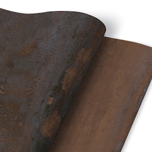 Rust Metal Style Loft Furniture Veneer, Self Adhesive, Waterproof Sticker, Furniture Sticker, Self Adhesive Foil, Furniture Decals