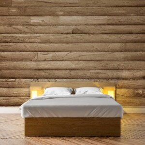 Old wooden wall Self adhesive, Peel and Stick, 3D photo, realistic mural, wallpaper, Wall Mural, Removable Wall Wallpaper, board panels W#75