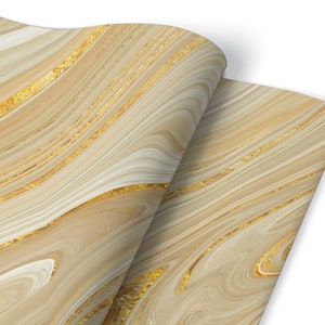 Marble Ivory Furniture Veneer, Self Adhesive, Waterproof Sticker, Furniture Sticker, Self Adhesive Foil, Furniture Decals