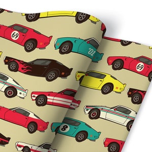 American Cars Furniture Veneer, Self Adhesive, Waterproof Sticker, Furniture Sticker, Self Adhesive Foil, Furniture Decals
