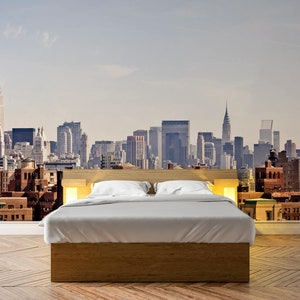 New York City Skyline, Tapete, Fototapete, abnehmbare Wandtapete, Wandbild, Wandbild, Wandbild, Vlies, Wandbild, USA, W#19