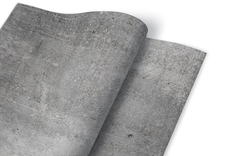Retro Concrete Furniture Veneer, Self Adhesive, Waterproof Sticker ...