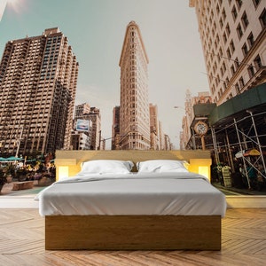 Flatiron Building in New York, Fototapete, abnehmbare Tapete, Wandbild, Wandbild, Wandbild, Vlies, Wandbild, Wandbild W#36