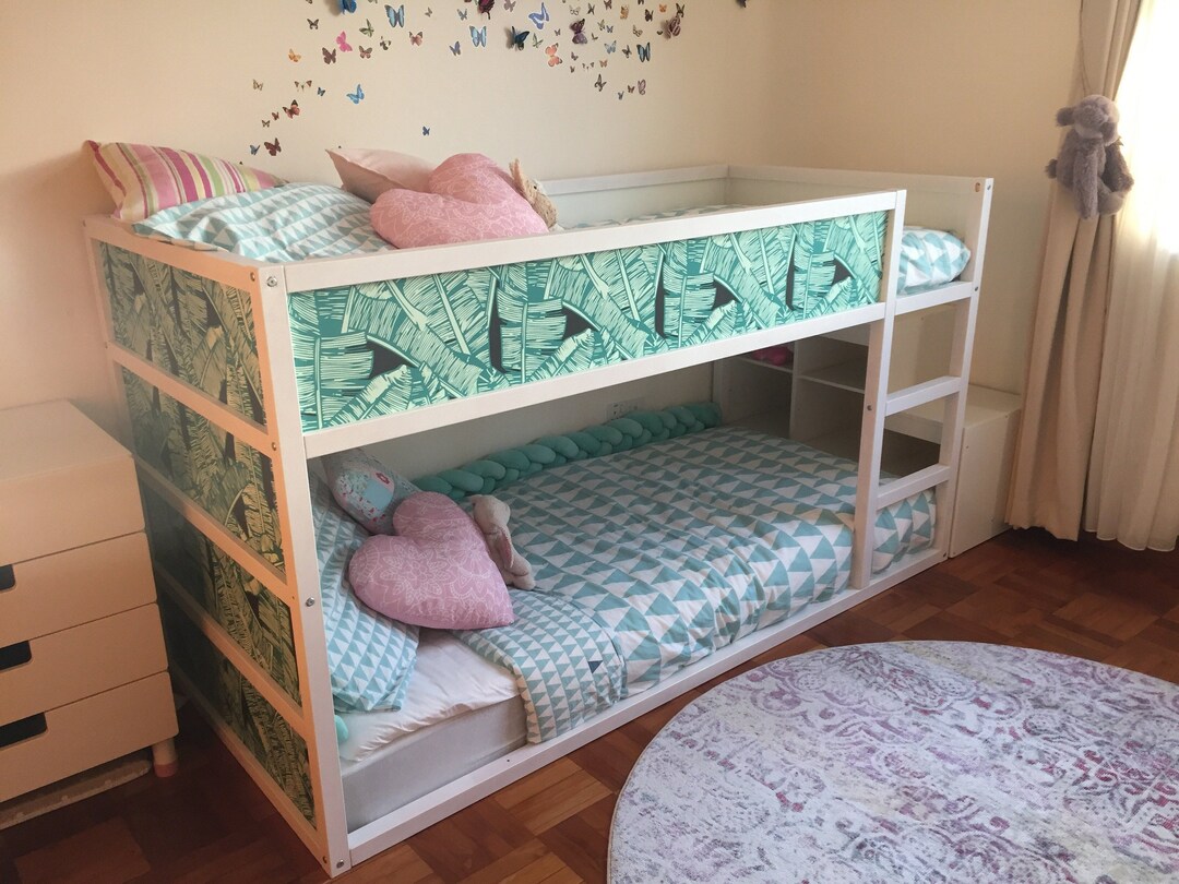 IKEA KURA BED Removable Stickers Exotic Palms Leaves| Ikea Nursery ...