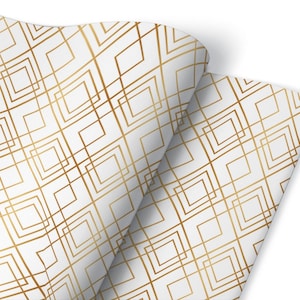 Golden Lines Furniture Veneer, Self Adhesive, Waterproof Sticker, Furniture Sticker, Self Adhesive Foil, Furniture Decals