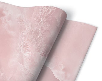 Pink Marble Furniture Veneer, Self Adhesive, Waterproof Sticker, Furniture Sticker, Self Adhesive Foil, Furniture Decals