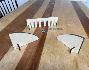 Tabletop Coin Rolling Game - svg files