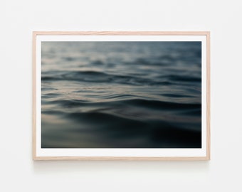 Abstract Water Photography, Large Fine Art Print, Ocean Print, Beach Photography, Nature Photography Home Decor