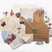 Cottage Core Inspired Stationery Set Stationery Pack for Journaling, Penpal Letter Writing, Bullet Journals Washi Vintage Paper Antique 