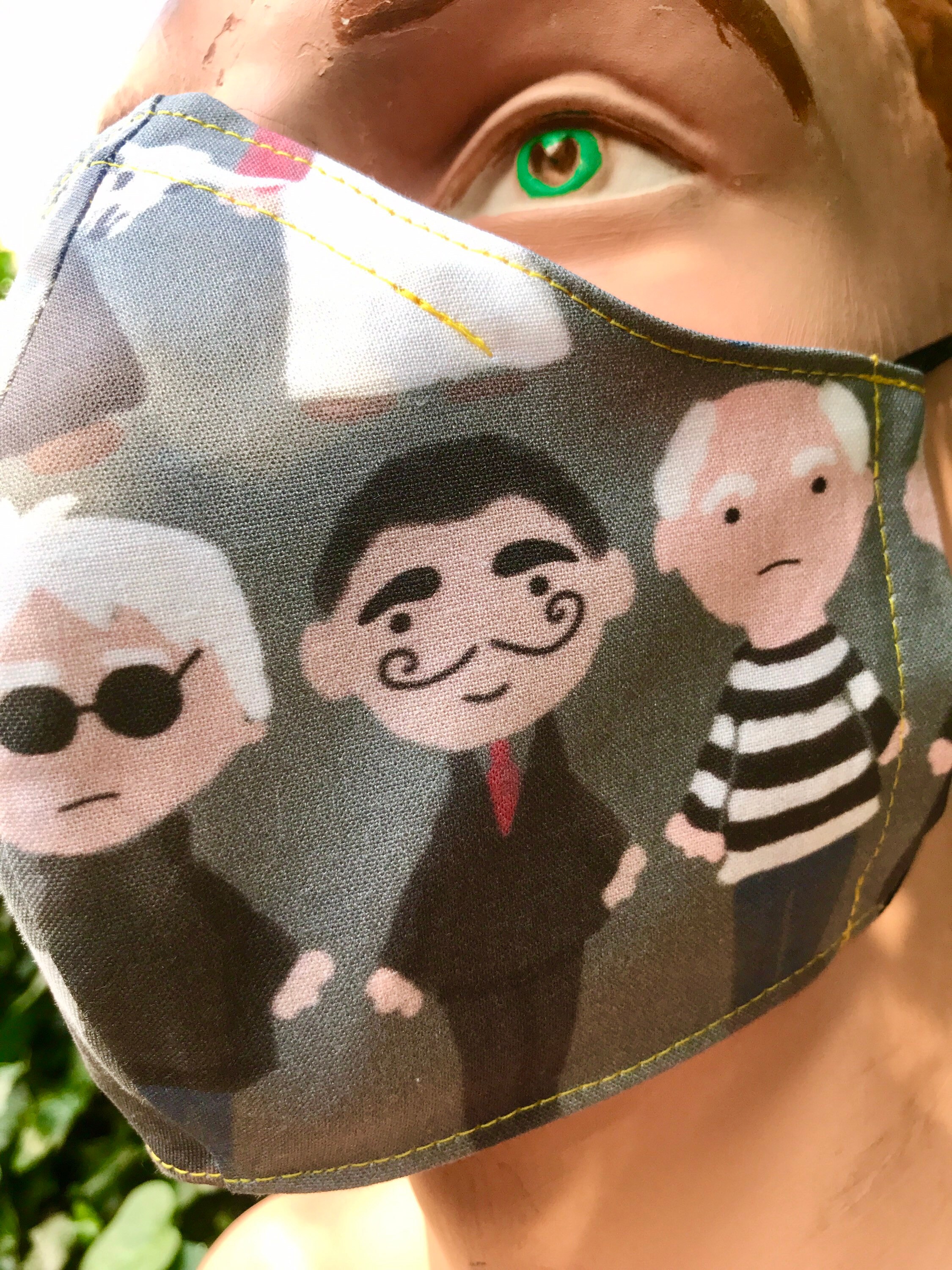 Artists arty painters face maskfamous painters face Etsy