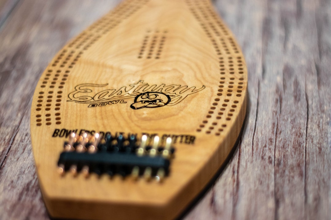 Bowling Themed Custom Cribbage Boards Etsy