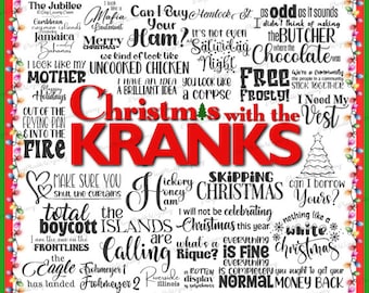 Christmas with the Kranks Digital Download, Kranks SVG, Kranks PNG, Free Frosty! Hickory Honey Ham, Skipping Christmas, Christmas Movie