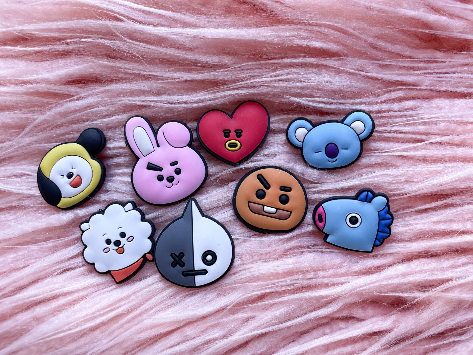 Bts BTS boy band croc charms 8 pack Etsy