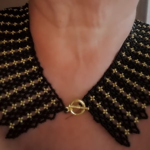 Seed Bead Necklace Summer Necklace Gift For Her Beaded Juvelry Seed Bead Collar